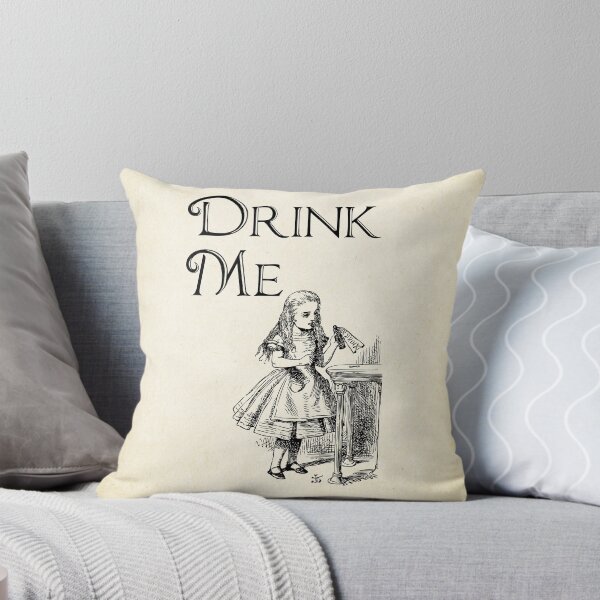 Artikelvorschau, Alice im Wunderland-Zitat - trinken mich - Lewis Carroll Qote - 0195 entworfen und verkauft von ContrastStudios.