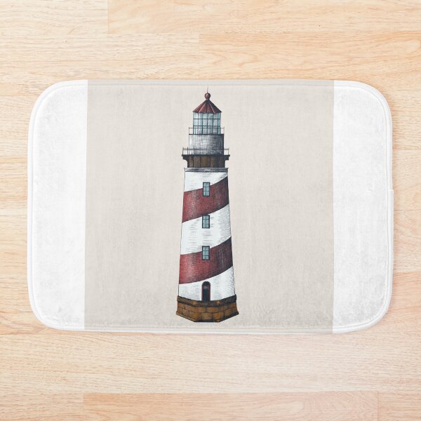 Nautical Lighthouse Bath Mat