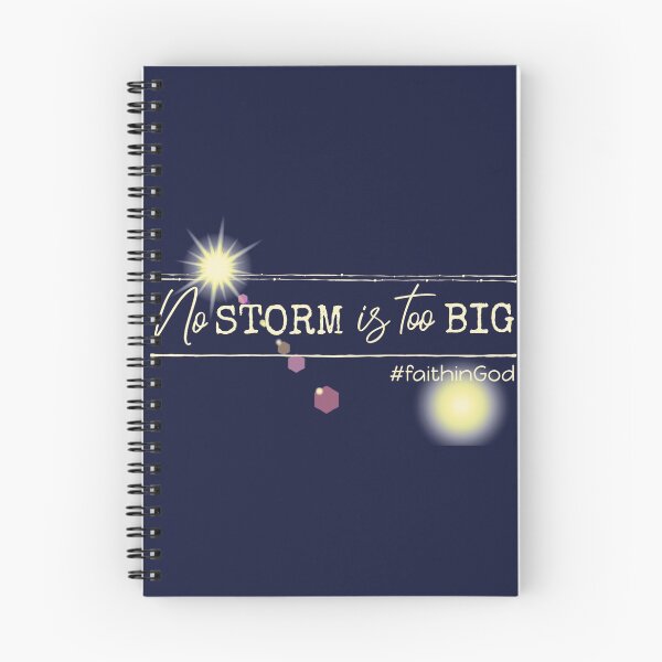 Item preview, No Storm is too Big. #faithinGod designed and sold by TheKingdomAttic.