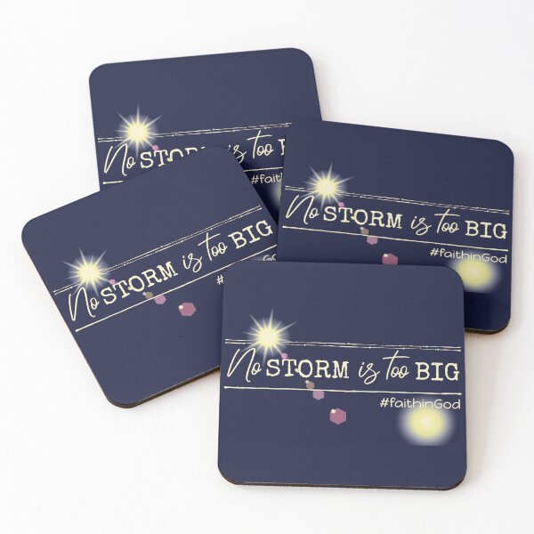 Item preview, No Storm is too Big. #faithinGod designed and sold by TheKingdomAttic.