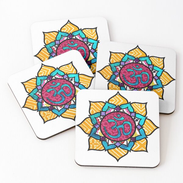 Item preview, Ohm/Om Symbol Mandala Retro & Colorful Design  designed and sold by artbyomega.