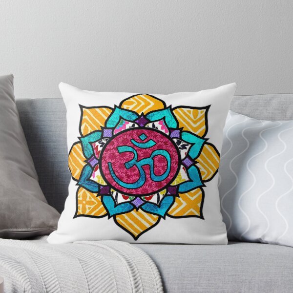 Item preview, Ohm/Om Symbol Mandala Retro & Colorful Design  designed and sold by artbyomega.