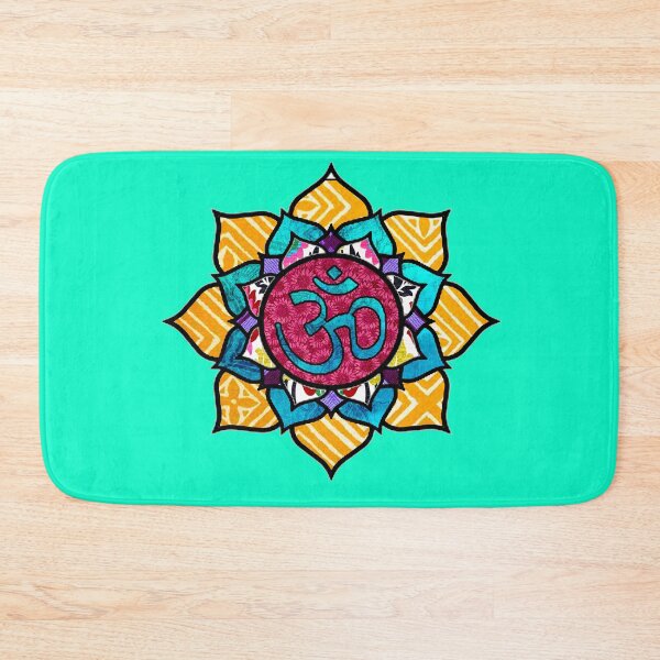 Item preview, Ohm/Om Symbol Mandala Retro & Colorful Design  designed and sold by artbyomega.