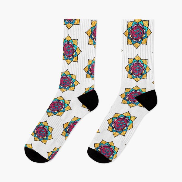 Item preview, Ohm/Om Symbol Mandala Retro & Colorful Design  designed and sold by artbyomega.