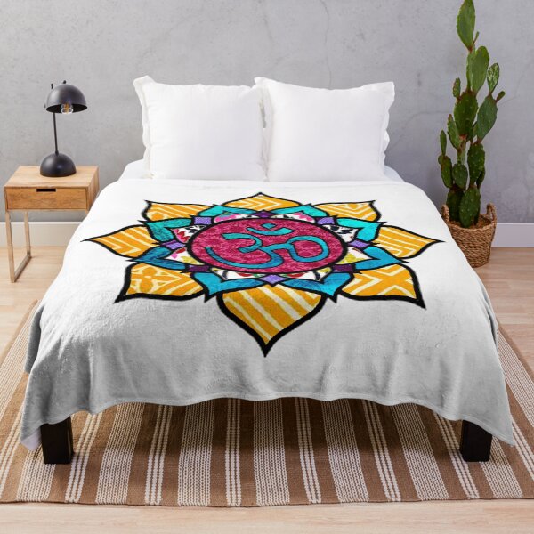 Item preview, Ohm/Om Symbol Mandala Retro & Colorful Design designed and sold by artbyomega.