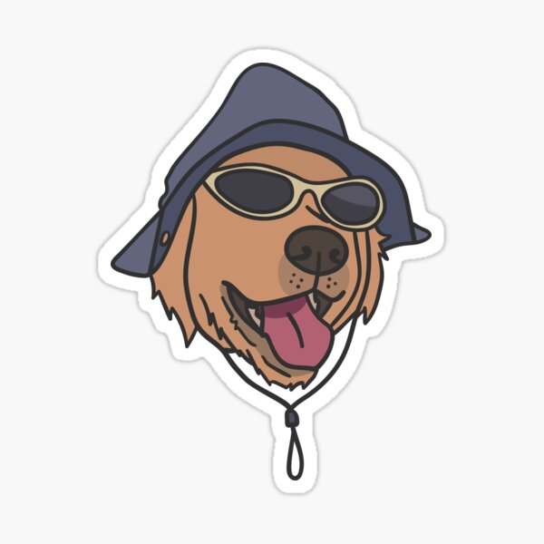 Item preview, Golden Retriever designed and sold by jeffs-stickers.