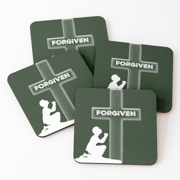 Item preview, Forgiven Cross, praying, thankful designed and sold by TheKingdomAttic.