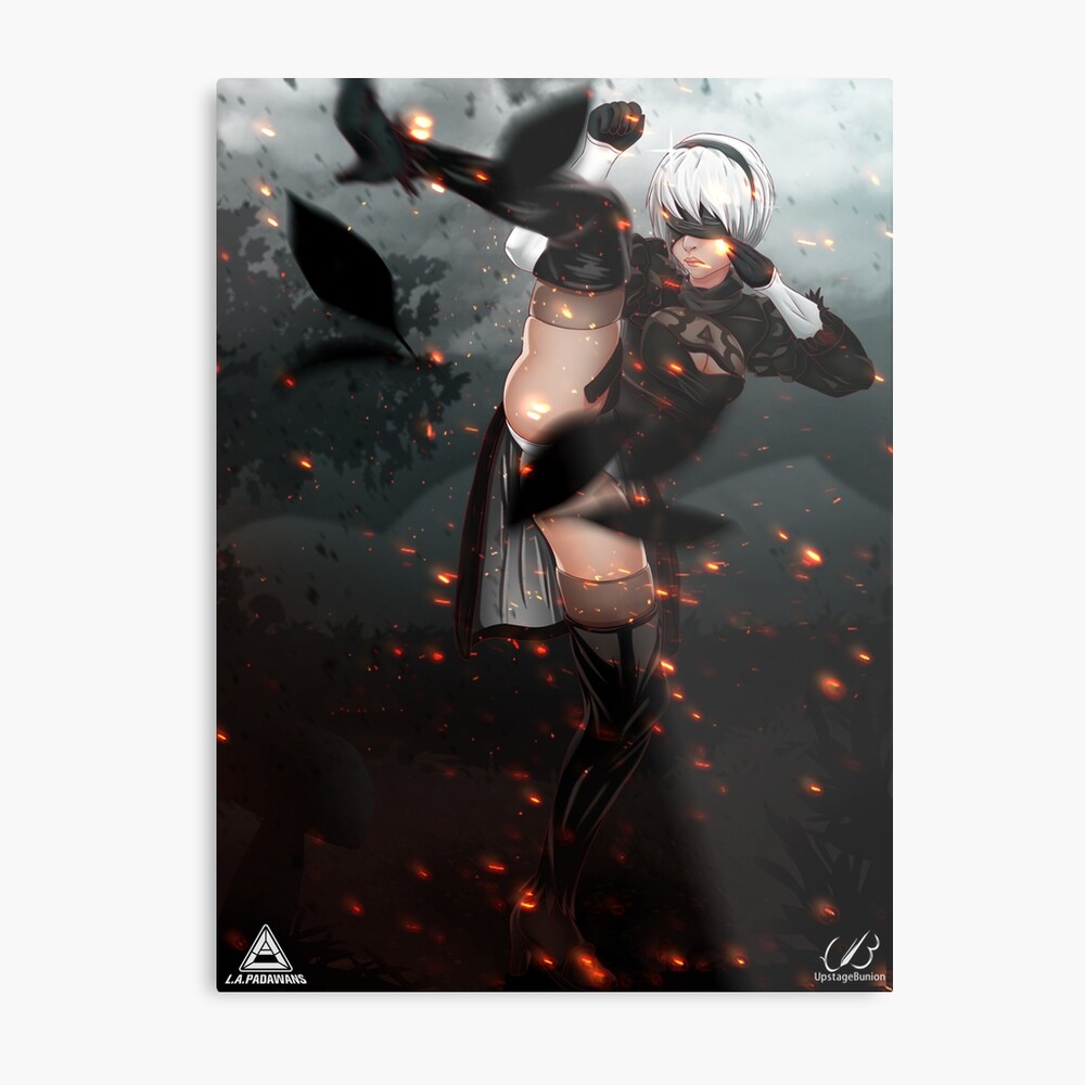 2B Nier Automata iPad Case & Skin by Mitsu-art