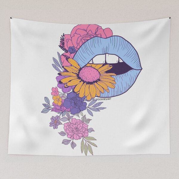 Item preview, Floral Open Mouth- Cotton Candy designed and sold by LordGraceArt.