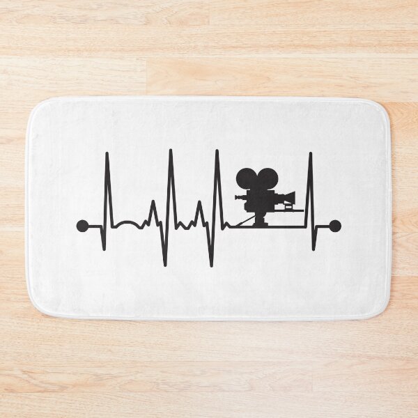 Item preview, Movie Camera Heartbeat designed and sold by teesaurus.
