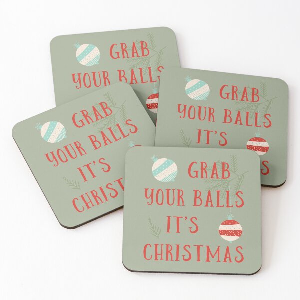 Item preview, Grab Your Balls It's Christmas designed and sold by awkwarddesignco.