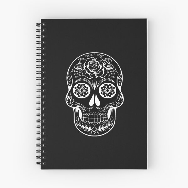Aperçu de l'œuvre Crâne de sucre noir créée et vendue par redjaygraphics.