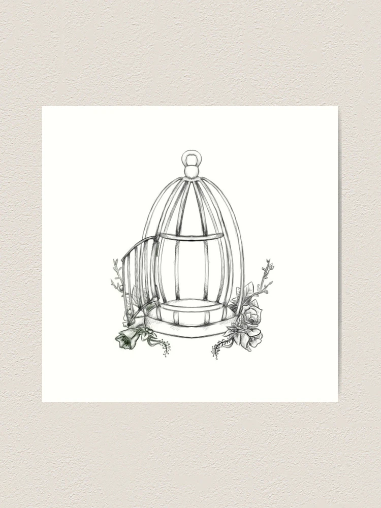 Coloring Page birdcage - free printable coloring pages - Img 29373
