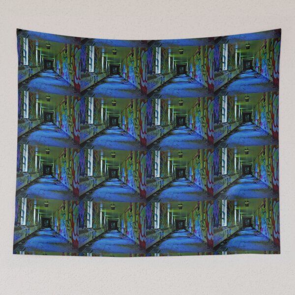Item preview, Hallway, Psychiatric Center designed and sold by michaelsauerart.