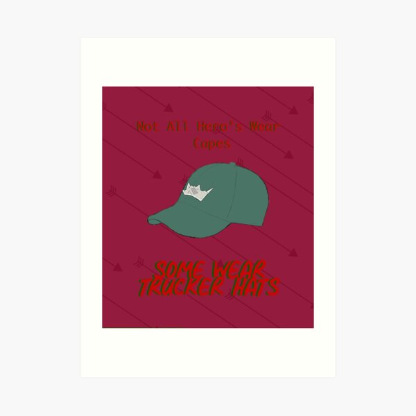 Hat and arrows Art Print