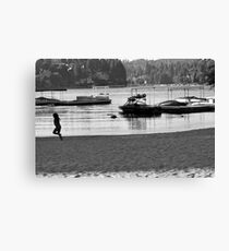 Little Girl at Play - Lake Arrowhead, CA Canvas Print