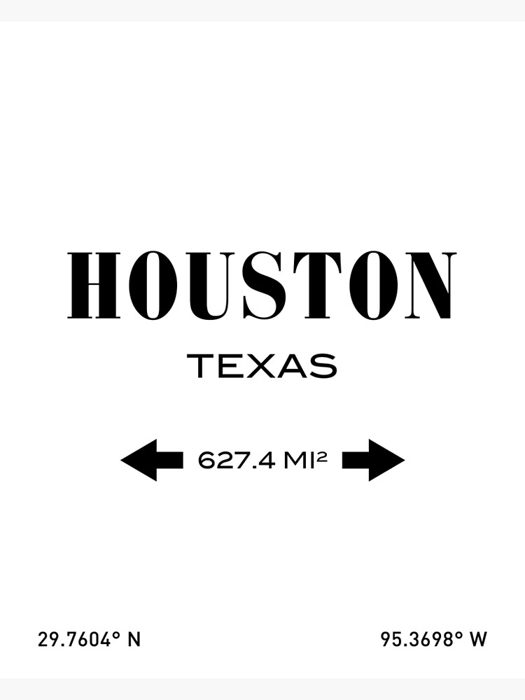 Houston Print by SITM