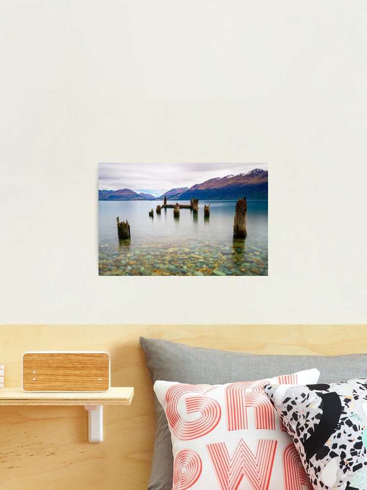 Thumbnail 2 of 3, Photographic Print, Old Glenorchy Jetty designed and sold by AdrianAlford.