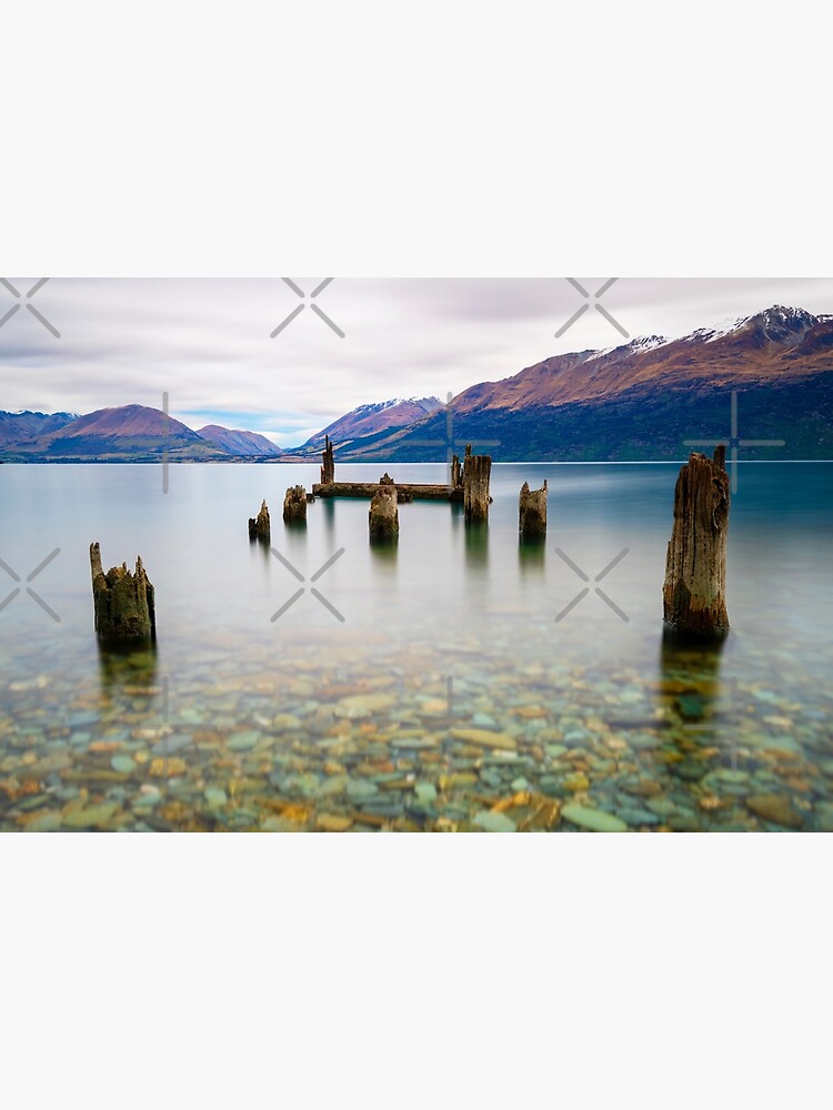 Thumbnail 3 of 3, Photographic Print, Old Glenorchy Jetty designed and sold by AdrianAlford.