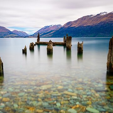 Artwork thumbnail, Old Glenorchy Jetty by Adrian Alford Photography