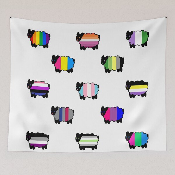 Item preview, pride sheep designed and sold by ollieofspace.