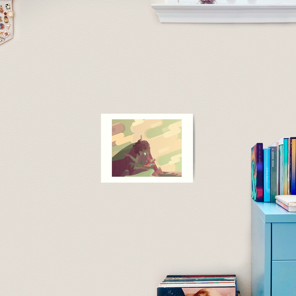 Crystal Gems Temple Art Print