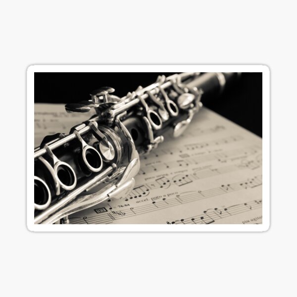 Clarinet ~ Cream Tone Sticker