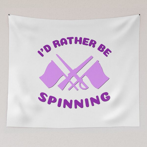 Item preview, Color Guard - I'd Rather Be Spinning designed and sold by BandMomDesigns.
