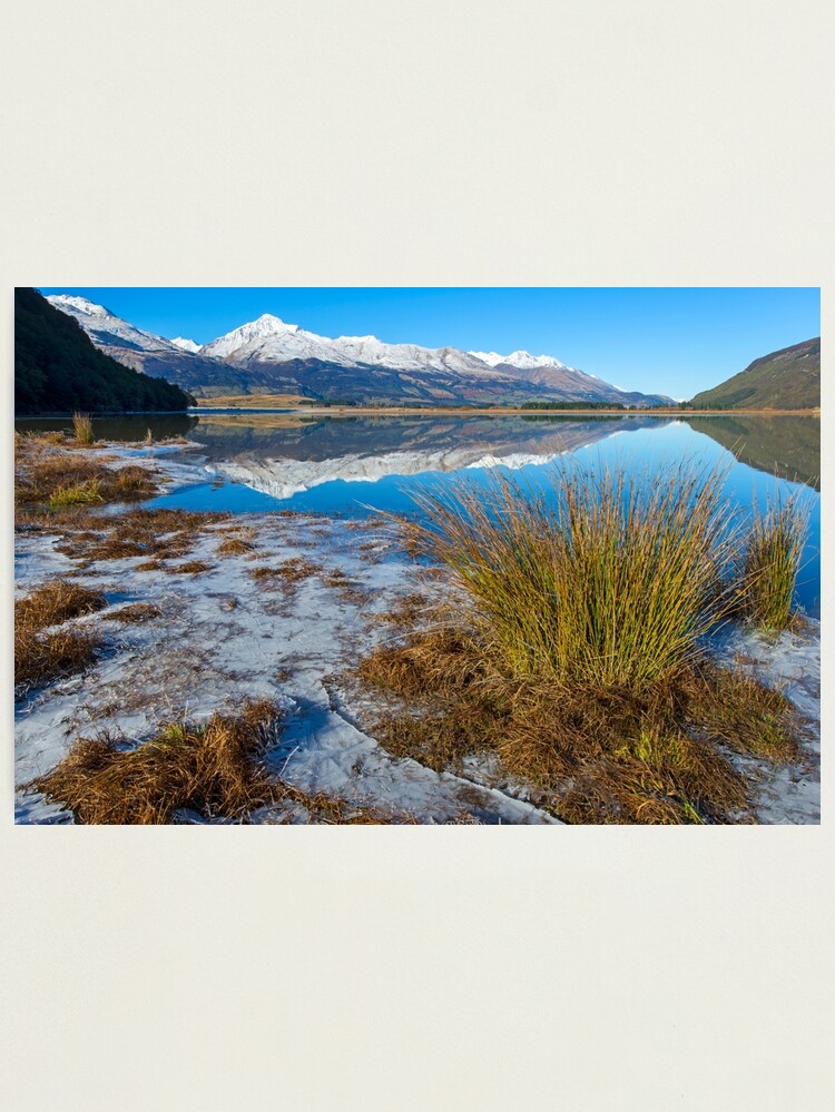 Alternate view of Diamond Lake New Zealand Photographic Print
