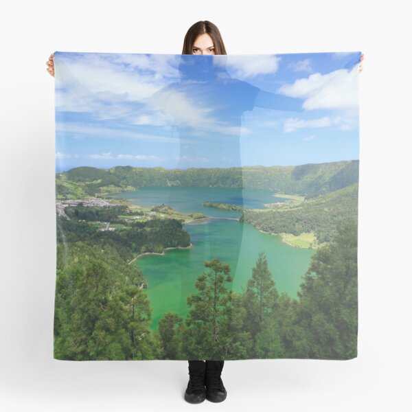 Lakes in Azores Scarf