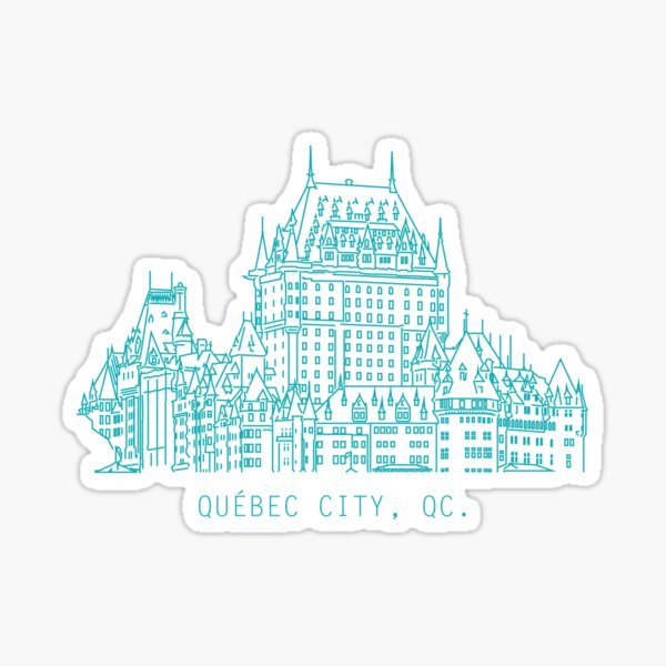 Vista previa del artículo con la obra «Horizonte de la ciudad de Quebec v1», diseñado y vendido por scotmccormack.