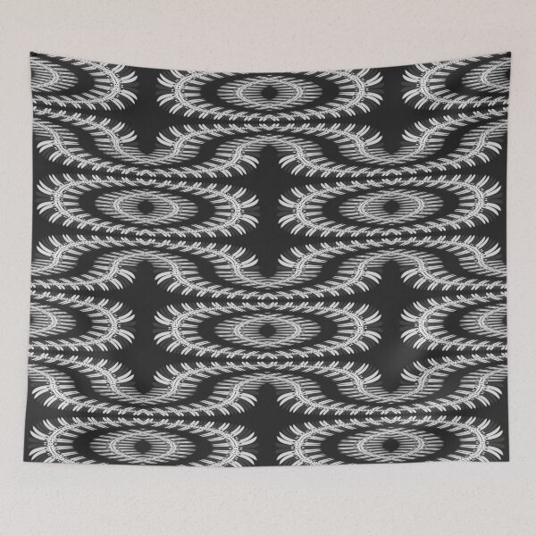 Item preview, Monochrome centipede arabesque designed and sold by Gaspar Avila.