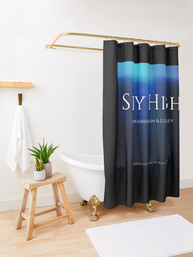 Alternate view of Sky High Shower Curtain