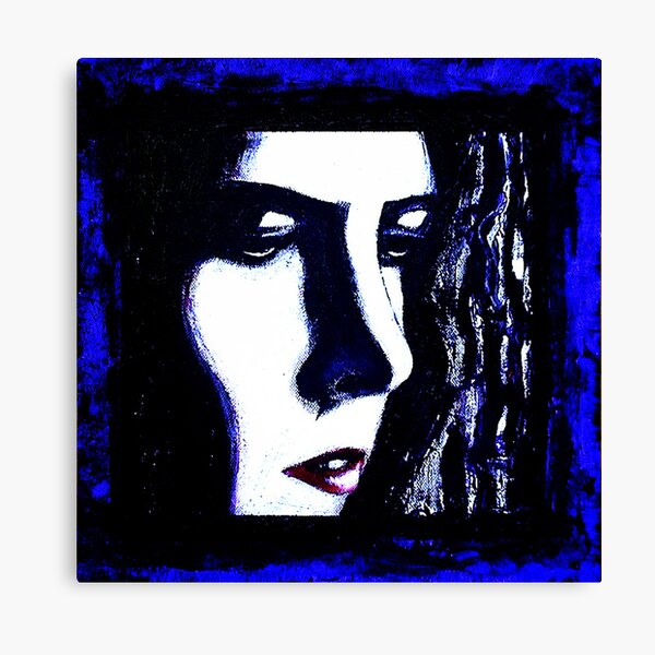 Serious Blue Canvas Print