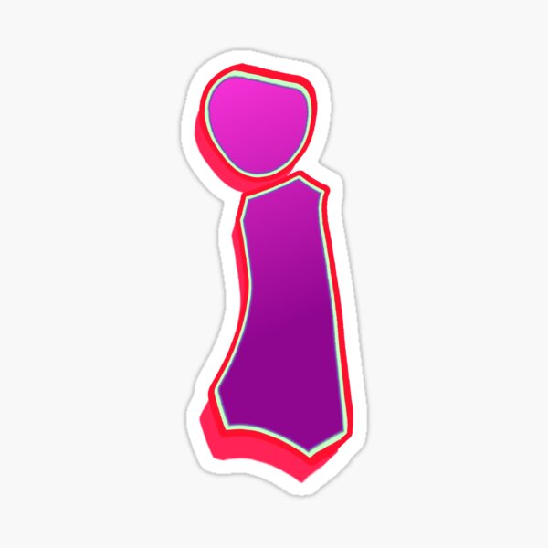 i - purple/red Sticker
