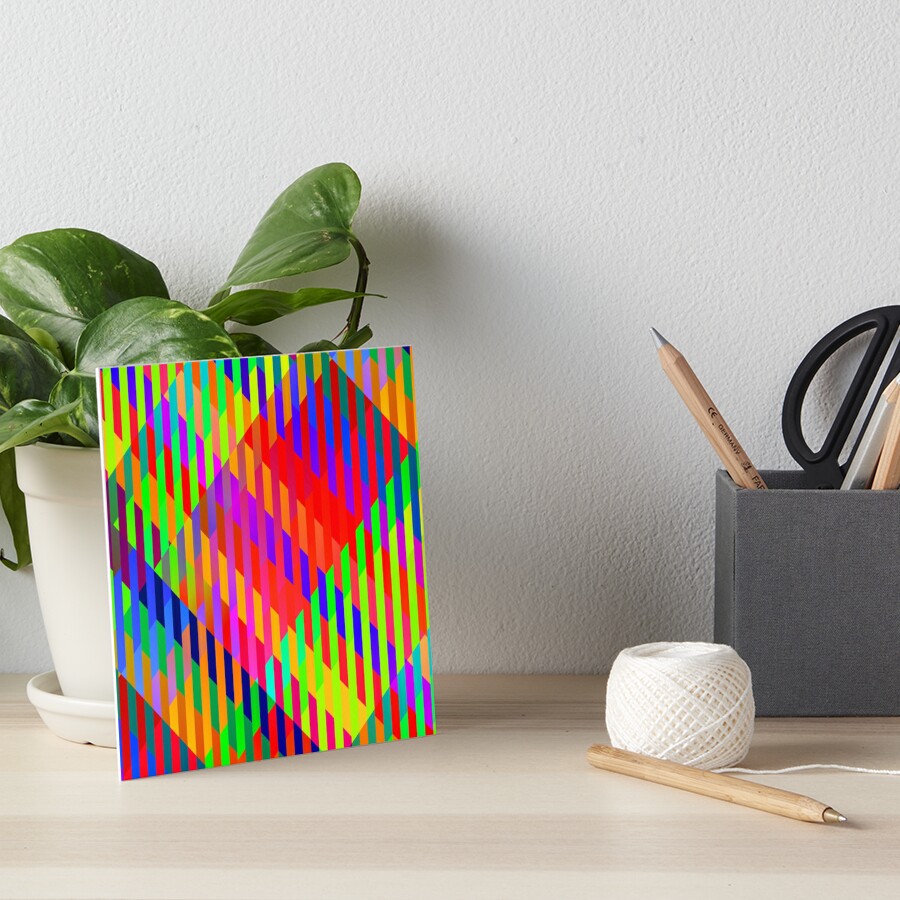 vertical-lines-art-board-print-by-antonioruiz-redbubble