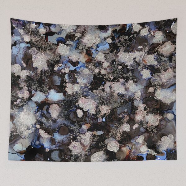 Item preview, Black Marble Alcohol Ink Abstract Art designed and sold by tinaschofield.