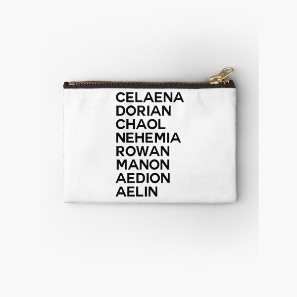 Item preview, Throne of Glass Group Names White designed and sold by dandelionnwine.
