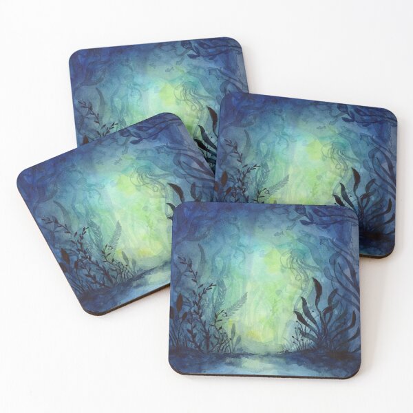 Item preview, Underwater Foliage Watercolor designed and sold by Olga Shvartsur.