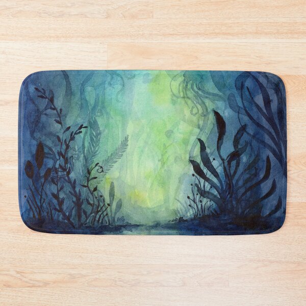 Item preview, Underwater Foliage Watercolor designed and sold by Olga Shvartsur.