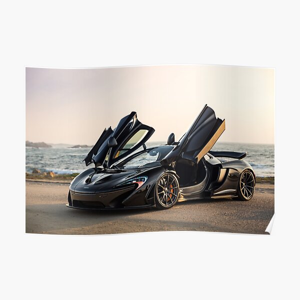 McLaren P1 Sitting Seaside Poster