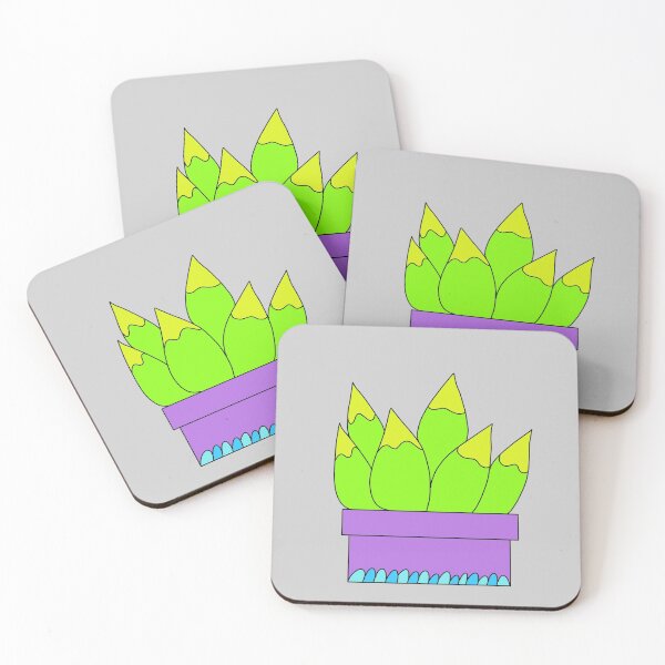 Item preview, Cute Cactus Design #12: Yellow Green Succulents designed and sold by DreamCactus.