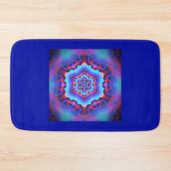 Item preview, Blue Tangerine Fire Fey Mandala Kaleidoscope 4-24 designed and sold by Katje Janisch.