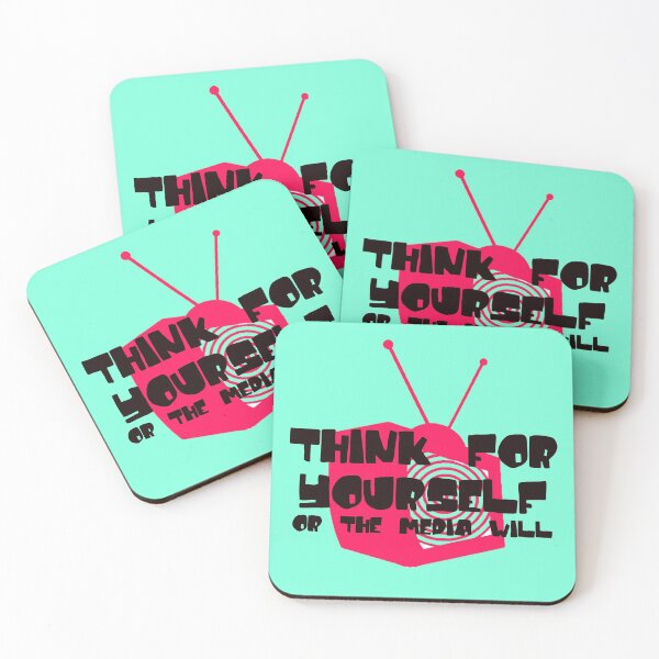 Item preview, Think For Yourself Pink Media Hypnosis designed and sold by EvePenman.