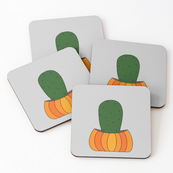 Item preview, Cute Cactus Design #17: Halloween Pumpkin Cactus designed and sold by DreamCactus.