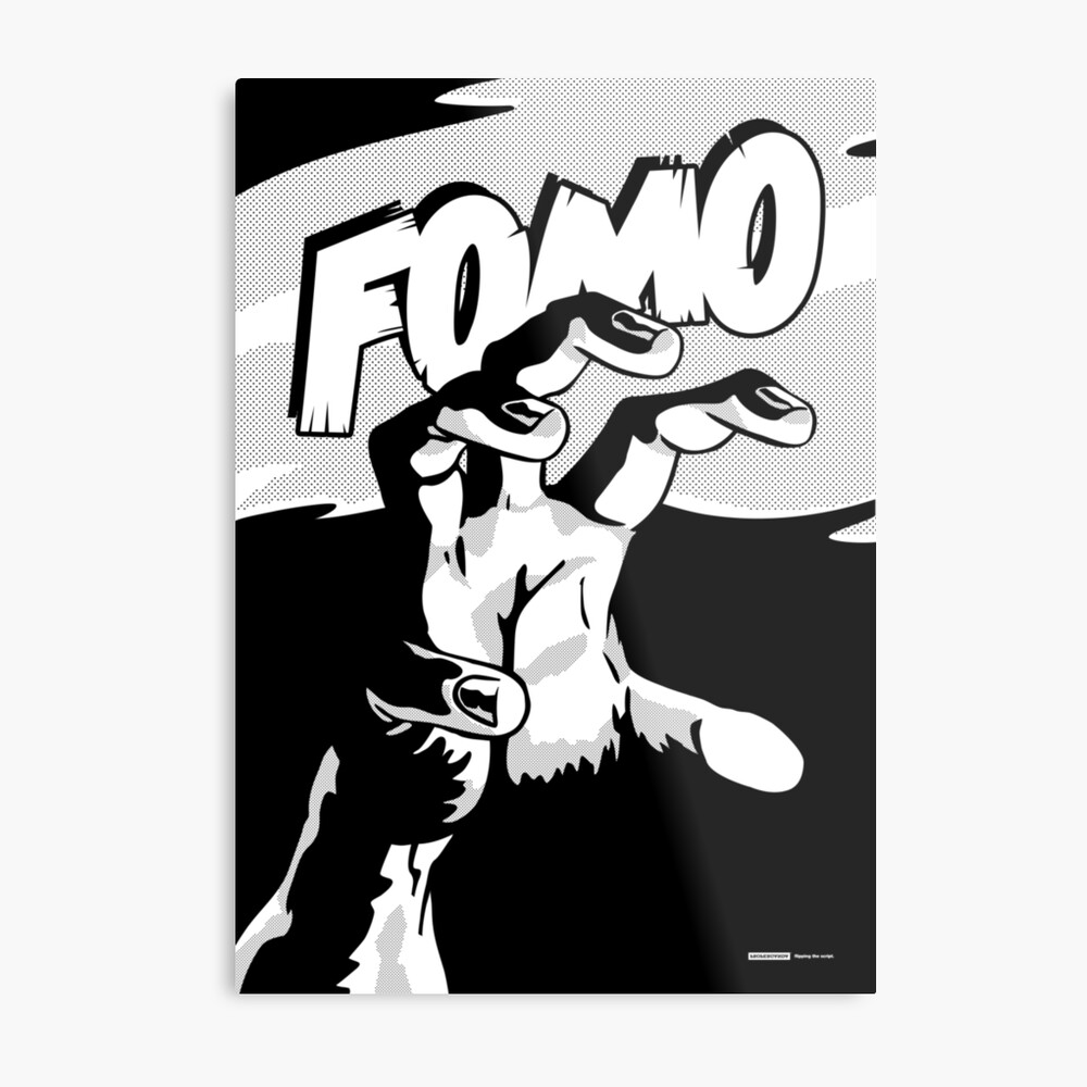 Comic Hands Fomo Canvas Print By Proprgndadesign Redbubble