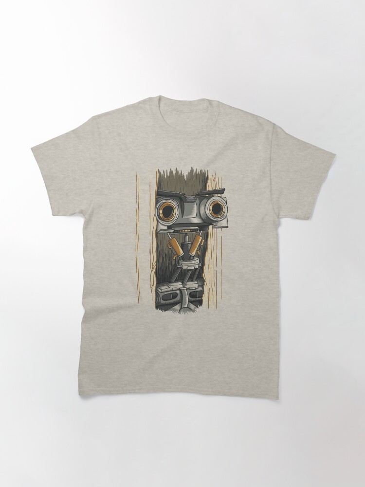 Thumbnail 3 of 7, Classic T-Shirt, Here's Johnny 5 designed and sold by WanderingBert.