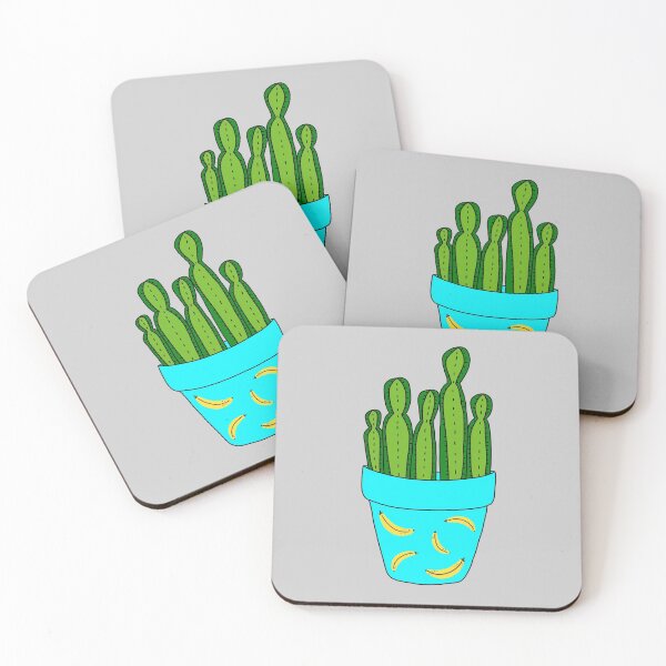 Item preview, Cute Cactus Design #36: Banana Pot Cactus designed and sold by DreamCactus.