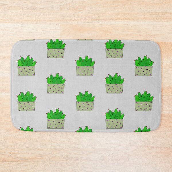 Item preview, Cute Cactus Design #37: Fleshy Red Flower Cactuses designed and sold by DreamCactus.