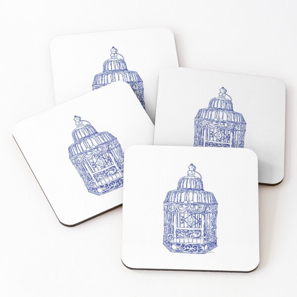 Item preview, BLUE BIRDCAGE designed and sold by designsMM.